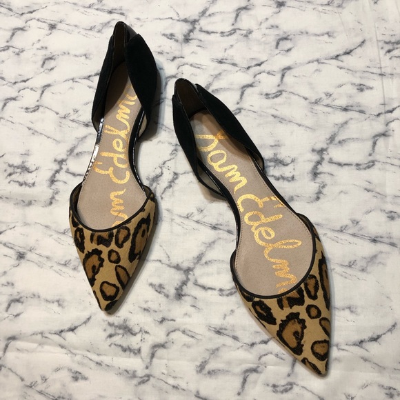 Sam Edelman Shoes - Sam Edelman Mixed Media Pointed Toe Flat
